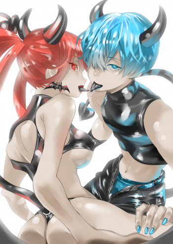 落第サキュバスと優等インキュバスの表紙画像