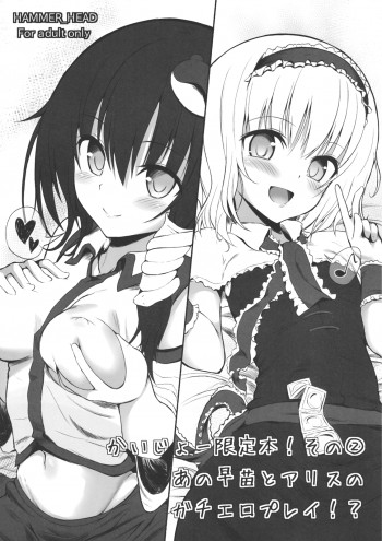 かいじょー限定本! その② あの早苗とアリスのガチエロプレイ！？の表紙画像