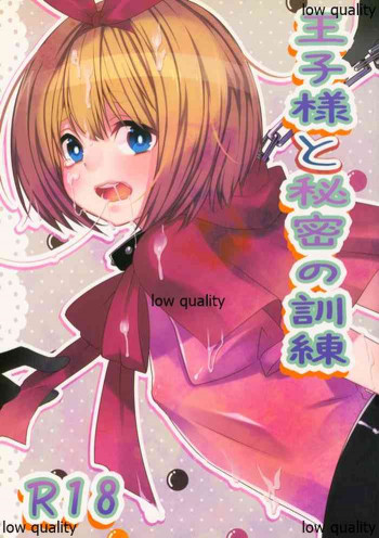 王子様と秘密の訓練の表紙画像