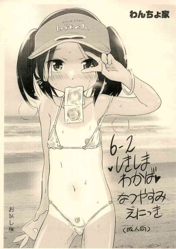 6-2 しきしまわかば なつやすみえにっき お試し版の表紙画像