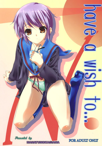 have a wish to...の表紙画像