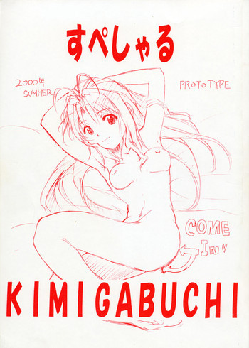 すぺしゃる KIMIGABUCHI 2000年 SUMMER PROTOTYPEの表紙画像