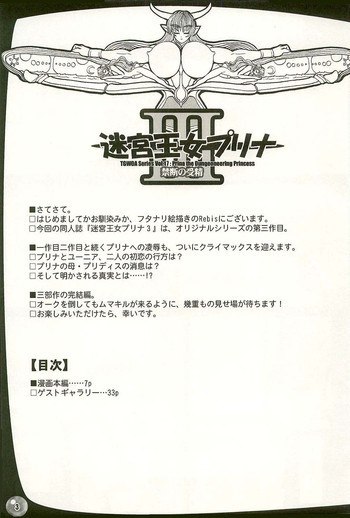 TGWOA Vol.17 - 迷宮王女プリナ3の表紙画像