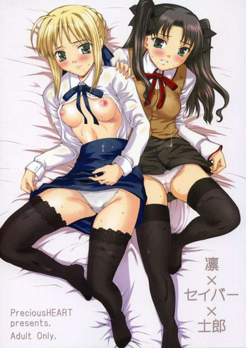 凛×セイバー×士郎の表紙画像