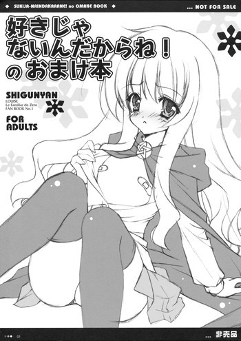 好きじゃないんだからね！のおまけ本の表紙画像