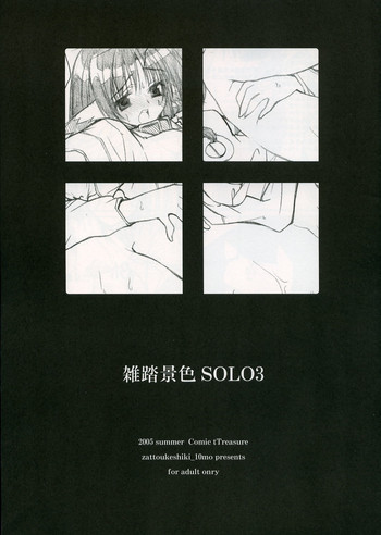 雑踏景色SOLO3の表紙画像