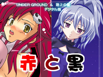 赤と黑╱UNDER GROUND & 地上の星の表紙画像