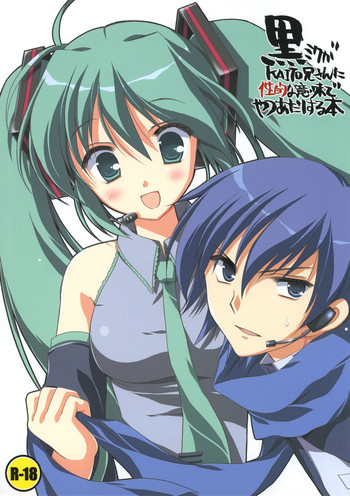 黒ミクがKAITO兄さんに性的な意味でやつあたりする本の表紙画像