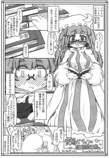 変態パチュリの自己調教日誌の表紙画像