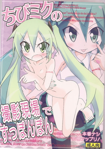 ちびミクの撮影現場ですっぽんぽんの表紙画像