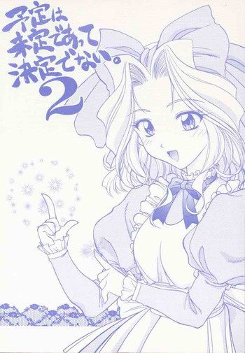 予定は未定であって決定でない。2の表紙画像