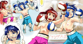 Girl vs Girl Boxing Match 4 by Taiji [CATFIGHT]の表紙画像