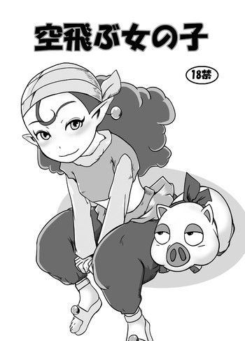 空飛ぶ女の子の表紙画像