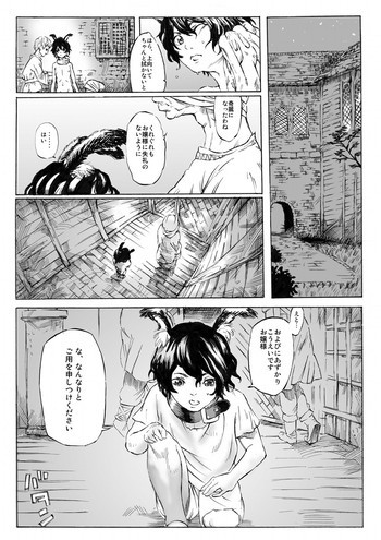 奴隷少年と女領主の表紙画像