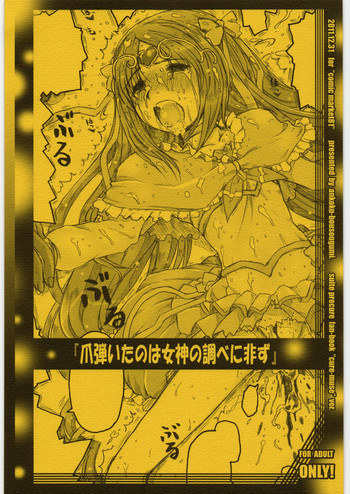爪弾いたのは女神の調べに非ずの表紙画像