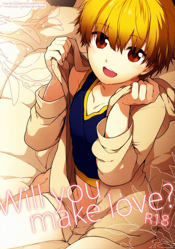 Will you make love?の表紙画像