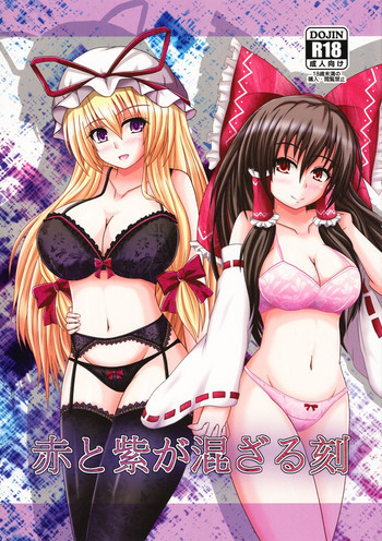 赤と紫が混ざる刻の表紙画像