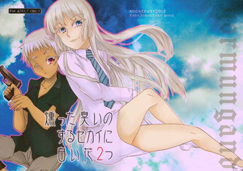 燻った臭いのするセカイに白い花2つの表紙画像