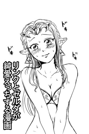 リンクとゼルダが純愛えっちする漫画の表紙画像