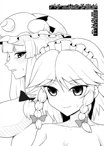 パチェ本の予定が咲夜本にの表紙画像