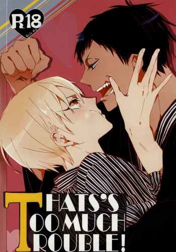 THAT'S TOO MUCH TROUBLE!の表紙画像