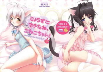 じょうずにできたね、こねこちゃん!の表紙画像